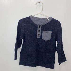 Long sleeve toddler boy shirt